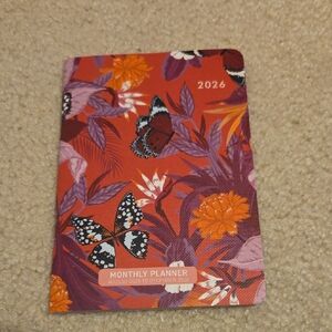 2026 Floral Butterfly Monthly Planner